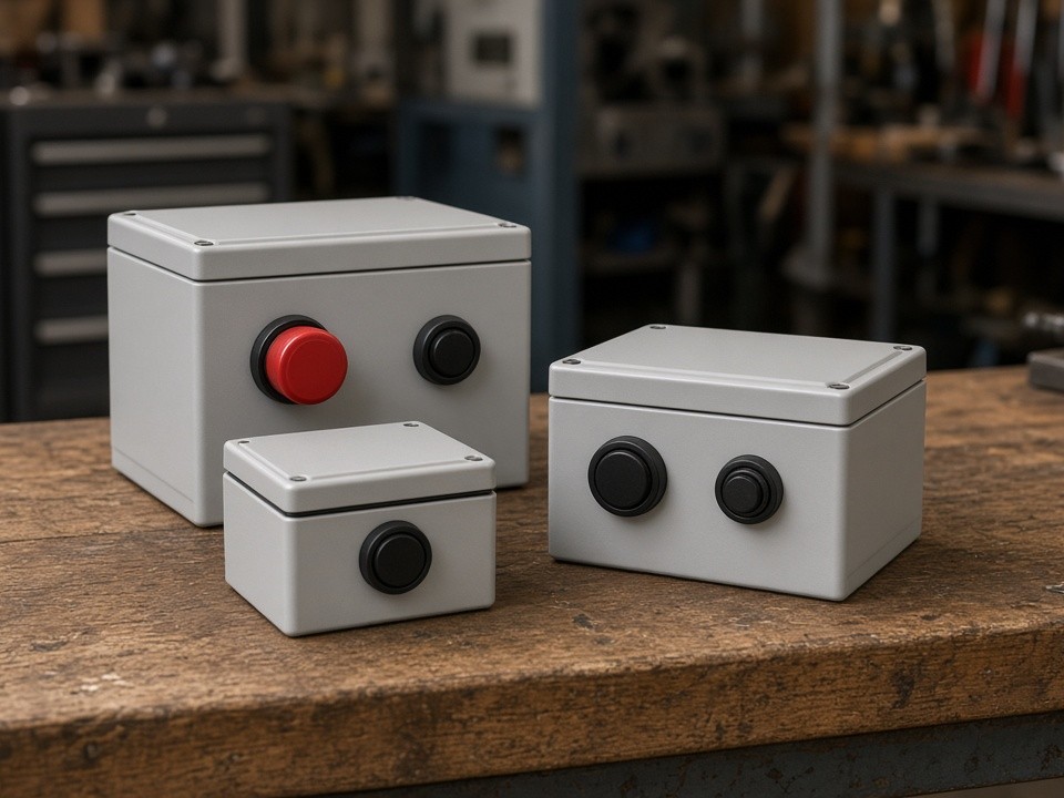 Custom industrial control station enclosure fabrication