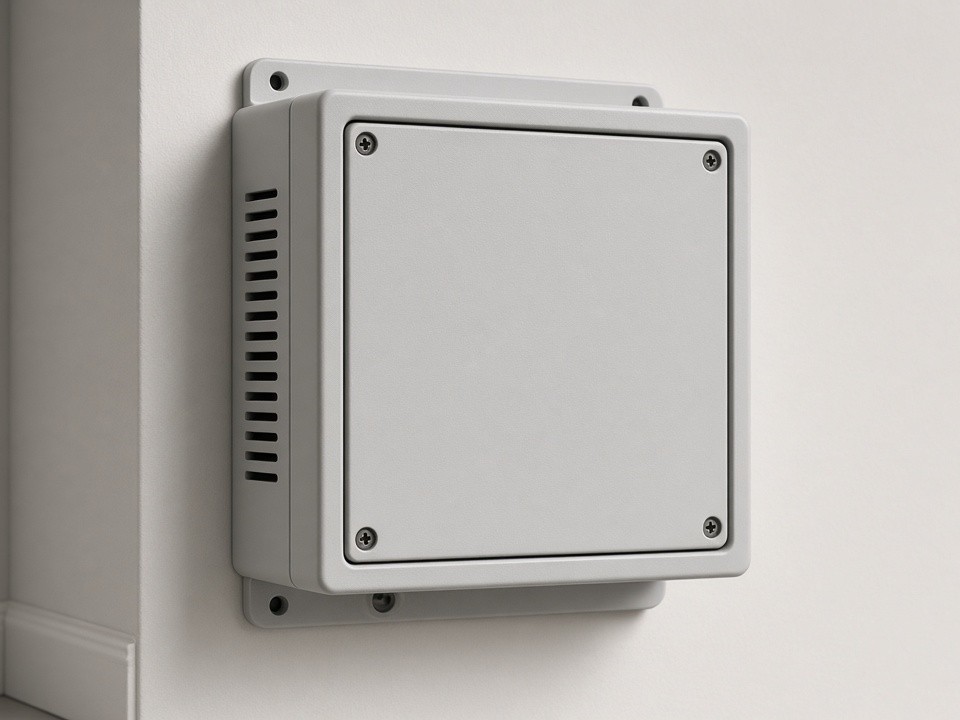 Surface mount enclosure manufactured for industrial equipment